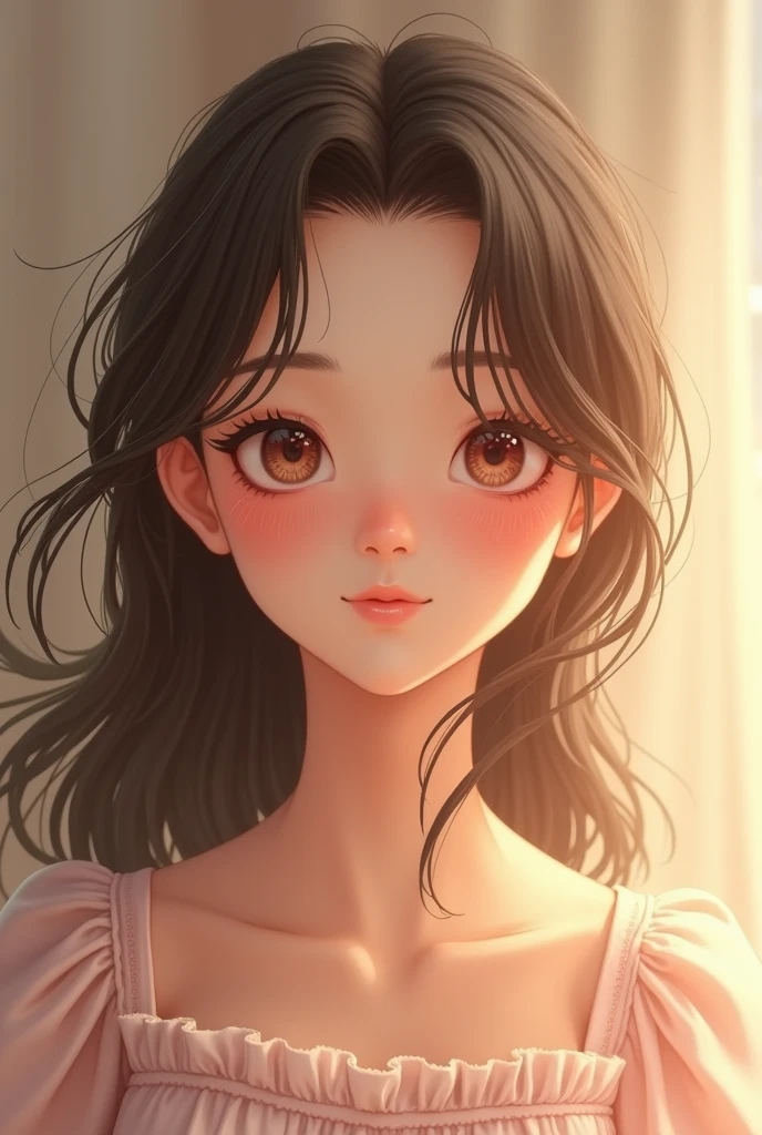 A girl whose height should be 5.5 feet and she should be and she should be fair and beautiful and her cheeks should be pink