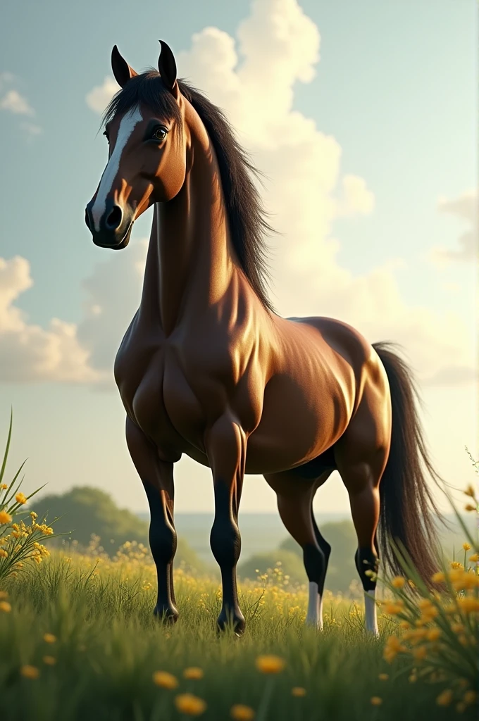 a horse