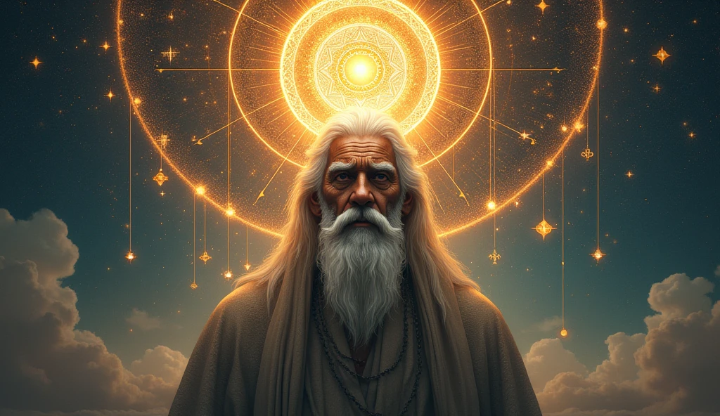 Trivedi is one with &#39;triple vision&#39;, or someone who is able to see the past, present, e futuro. The spiritual connotation is that a Trivedi is a master of time and can see into the past e futuro.
I need you to create an image symbol for the political name Trivedi. 