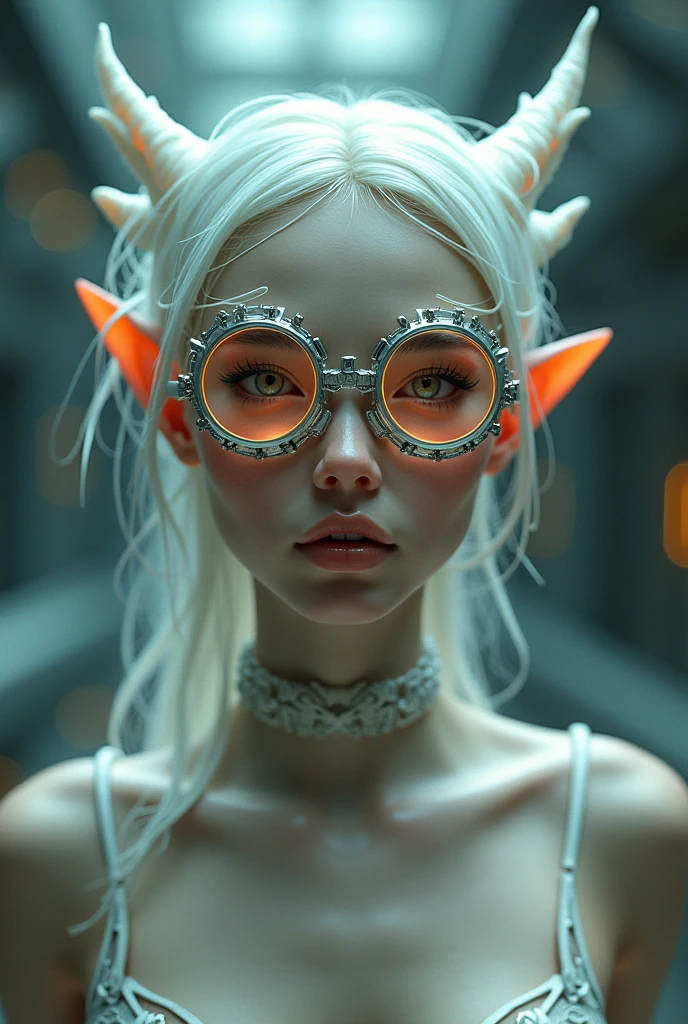 fancy engineer glasses, Futuristic Aviator Style Nymph