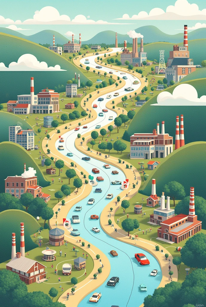 Make journey map for air pollution
