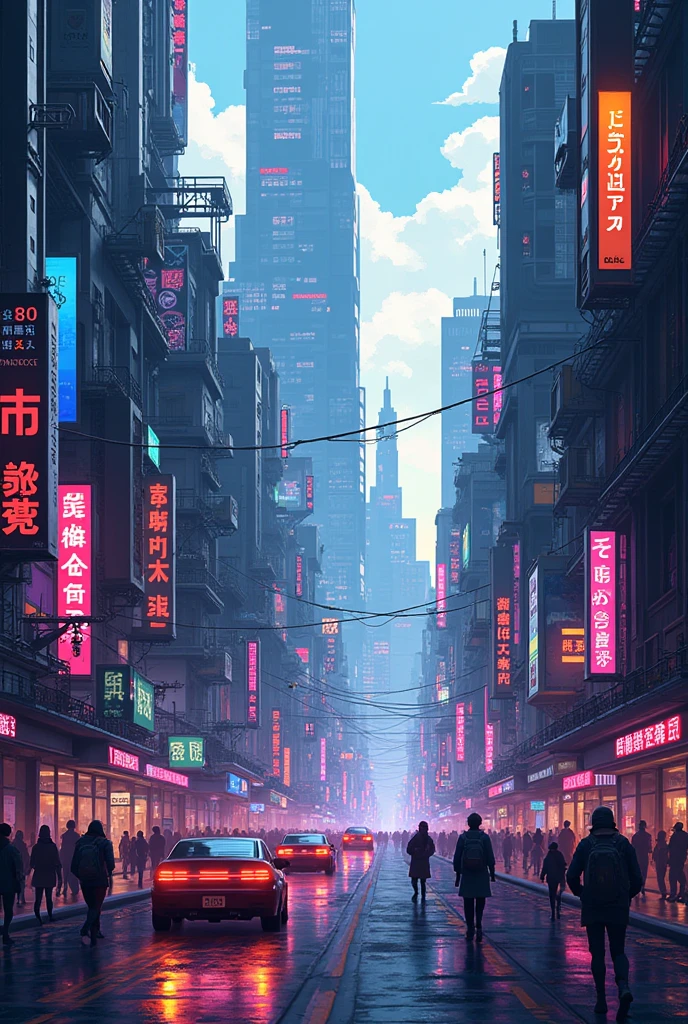 Pixel Style,A cyberpunk city,8k