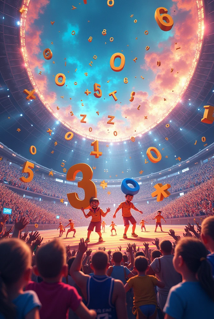 WELCOME TO THE 2024 MATH OLYMPICS, THAT CONTAINS MATHEMATICAL SIGNS AND NUMBERS.