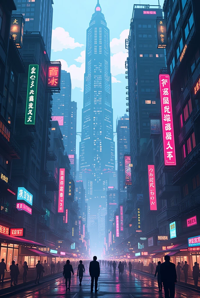 Pixel Style,A Hong Kong Cyber City,8k