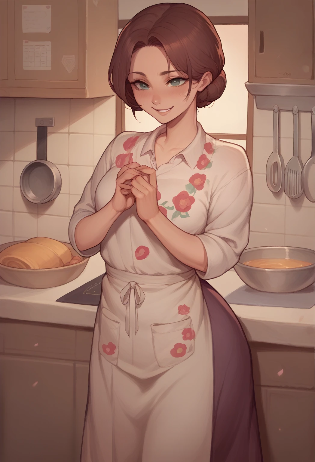 smiling