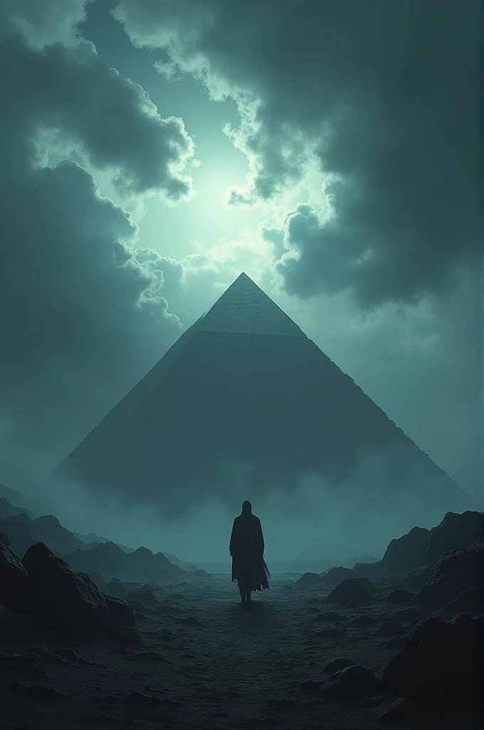Opening Scene: Dark clouds with a looming pyramid in the background. It's a story of Musa and Firon