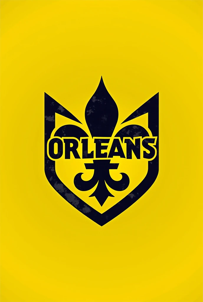 Create a logo for a futsal team named Orleans, inspired by the Borrusia Dortmund crest