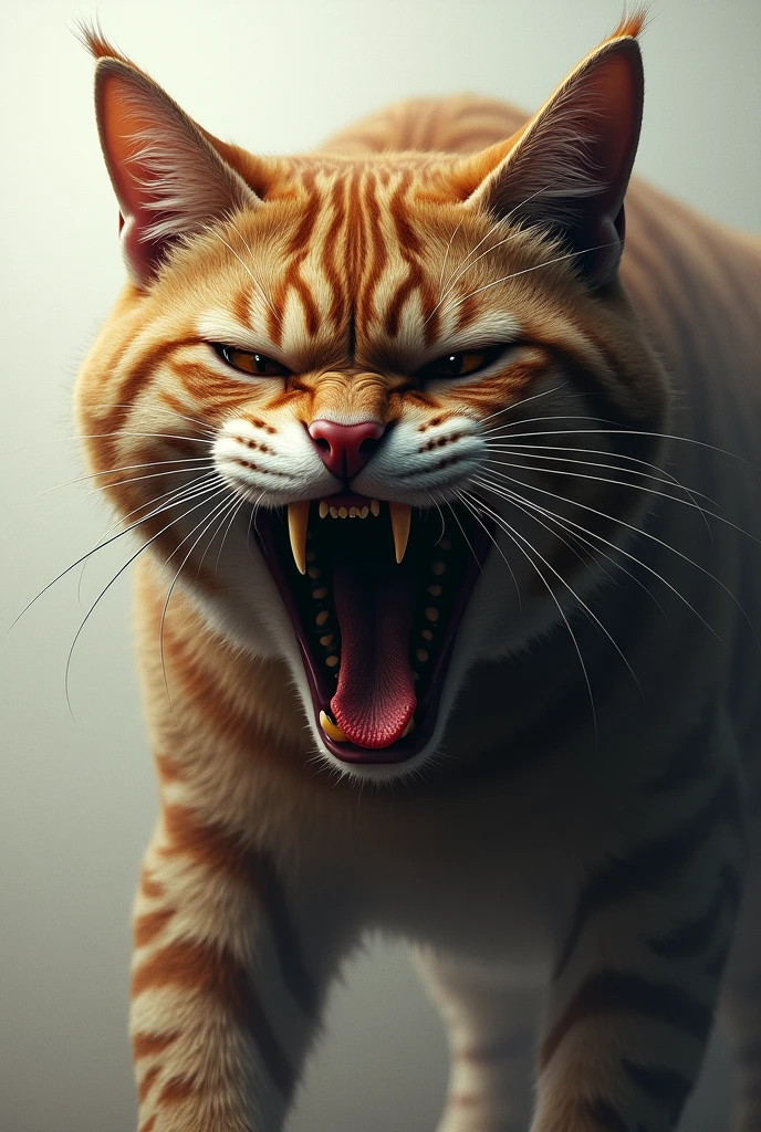 A very very very very angry cat