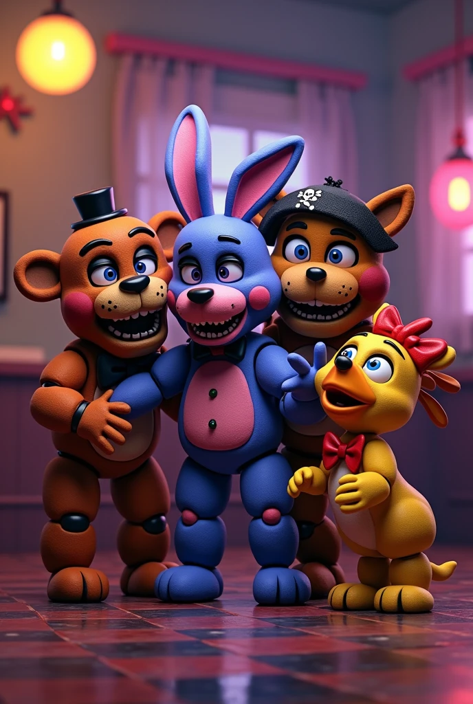 Bonny, Freddy, chica, foxy