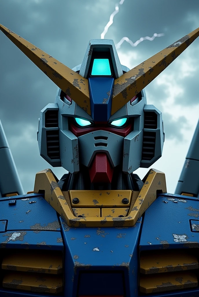 Gundam head with horn