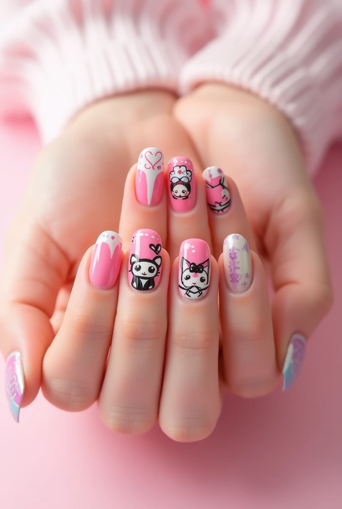 ANIME NAIL DESIGN AND MANICURE