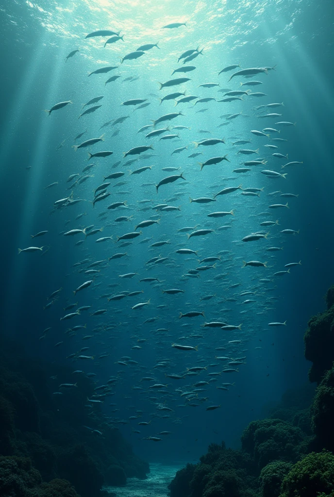shoal of anchovies