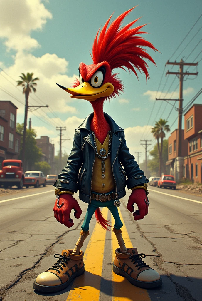 Looney Toones Punk Roadrunner