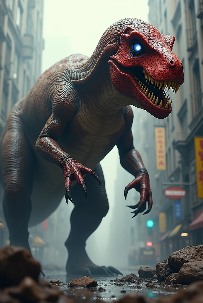 Trex spiderman face