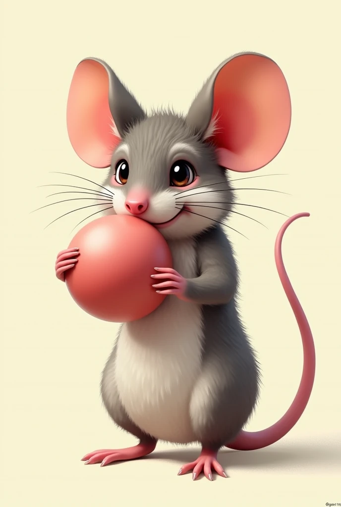 a mouse with a dick sticking out~