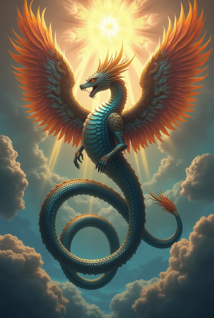 Powerful feathered serpent
