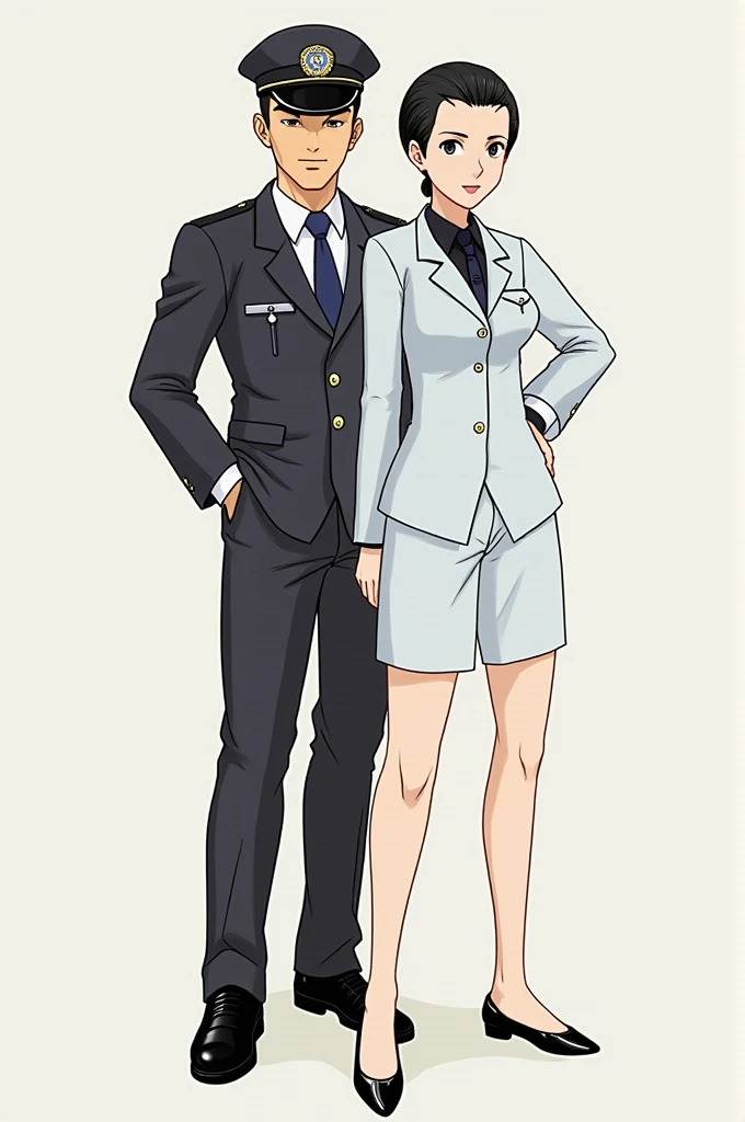 Dr. Agasa's ass is fucked by Officer Murume
