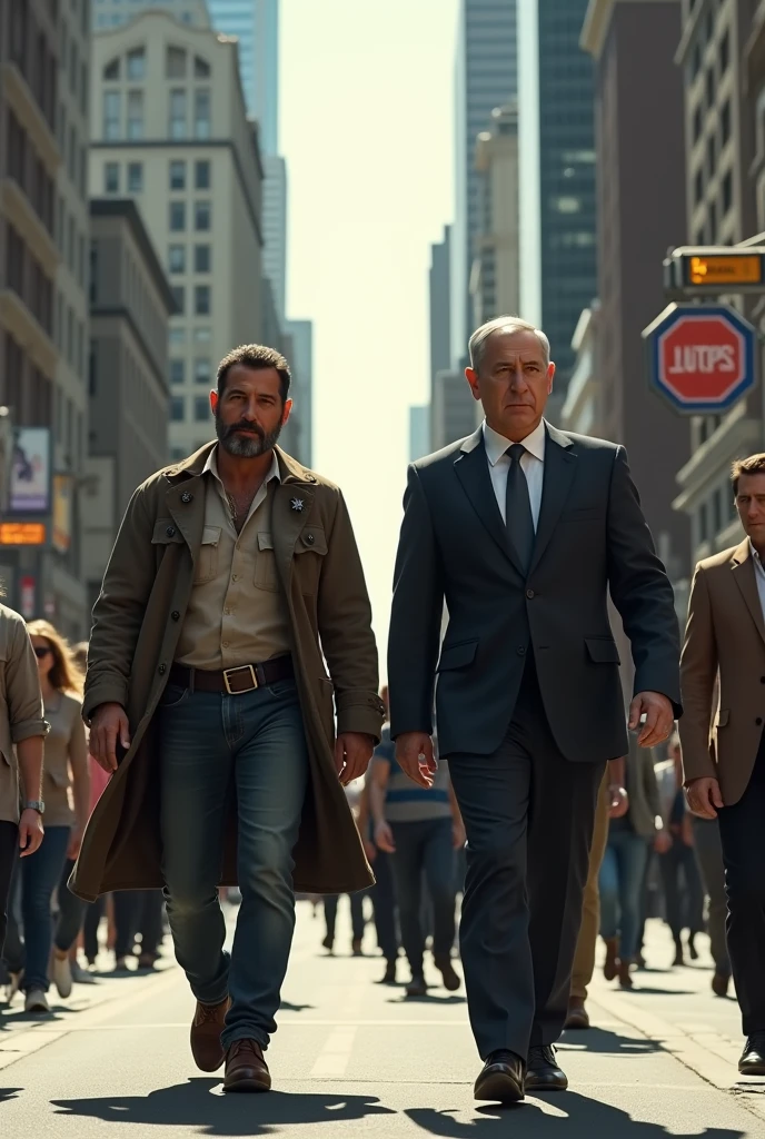 Rick Grimes and Netanyahu Tour the Streets of New York Together