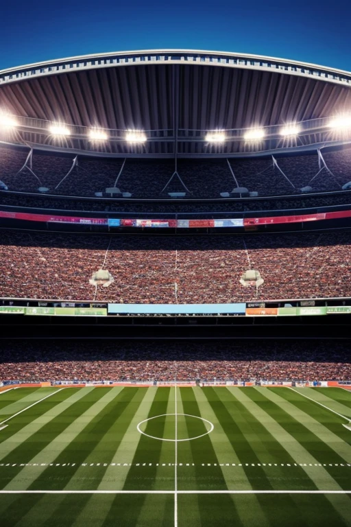 a football stadium(soccer)