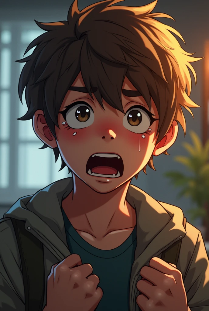 Make me a ager (rubio) that he is crying for a motorcycle