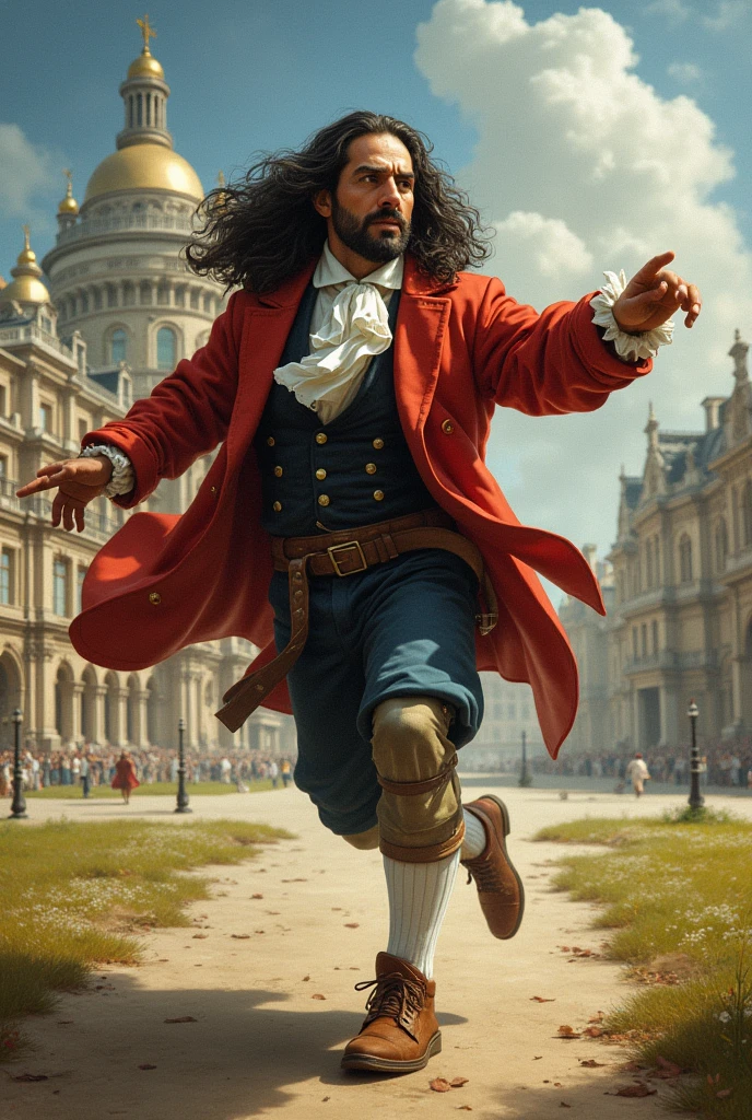 René Descartes doing sports