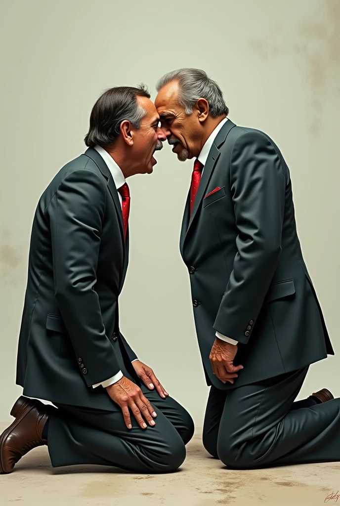 Bolsonaro sucking Lula