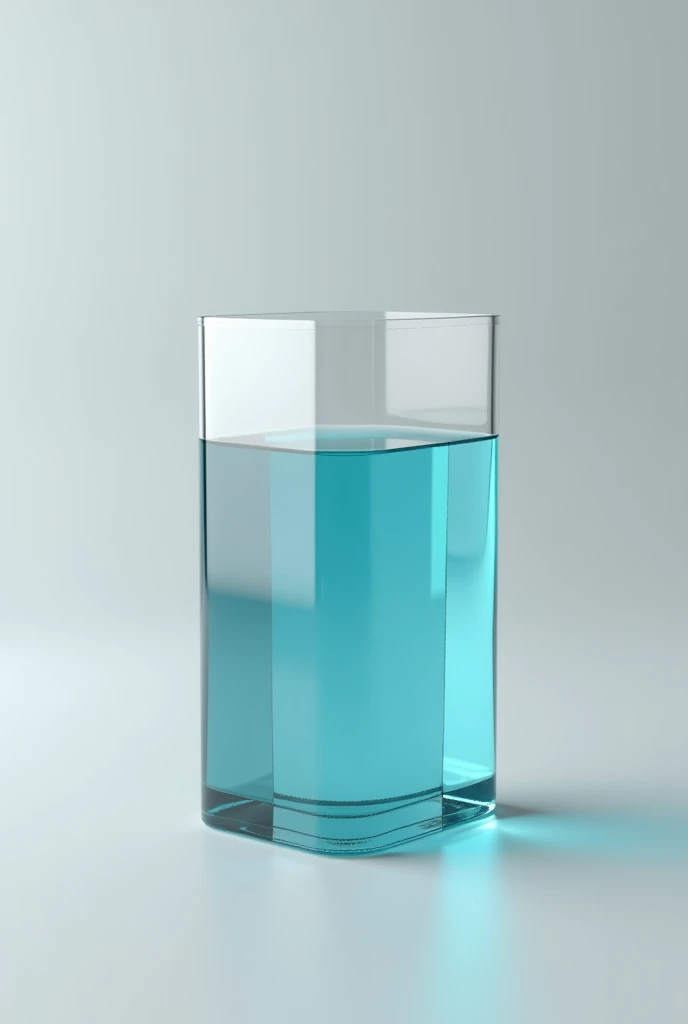 Draw an image that represents the following problem: A container contains two immiscible liquids.: water and oil . The height of the water is 2 meters and the height of the oil is 1 meter..
