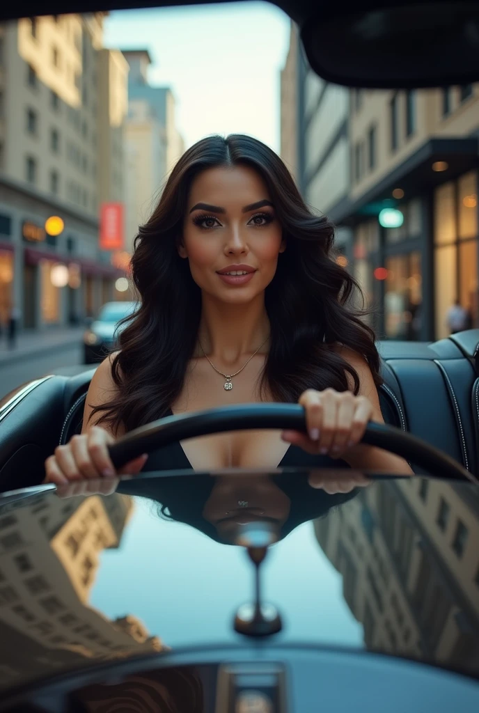 Je veux une fille latine réelle au volant d’une rolle royce