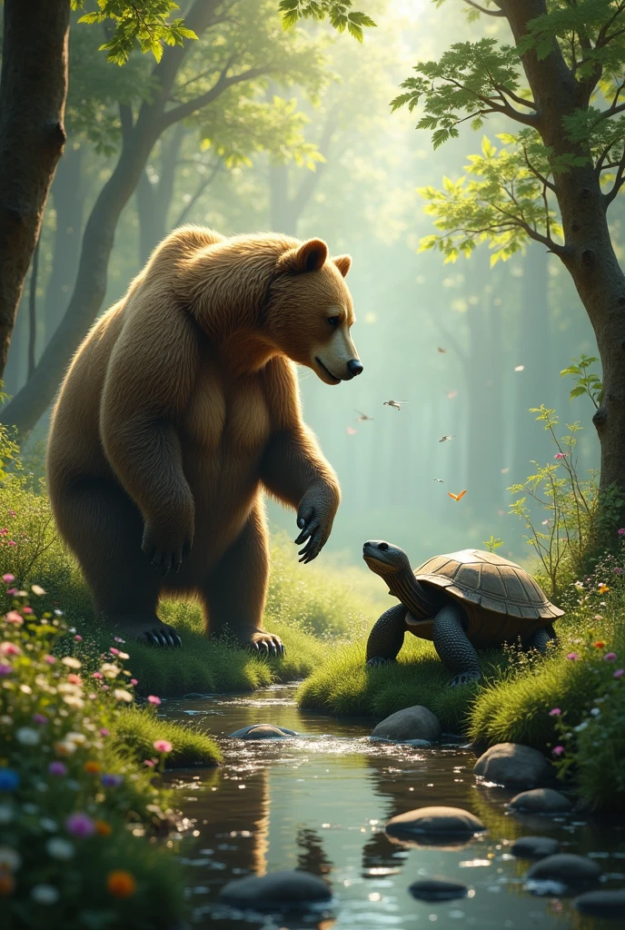 Bear and turtle