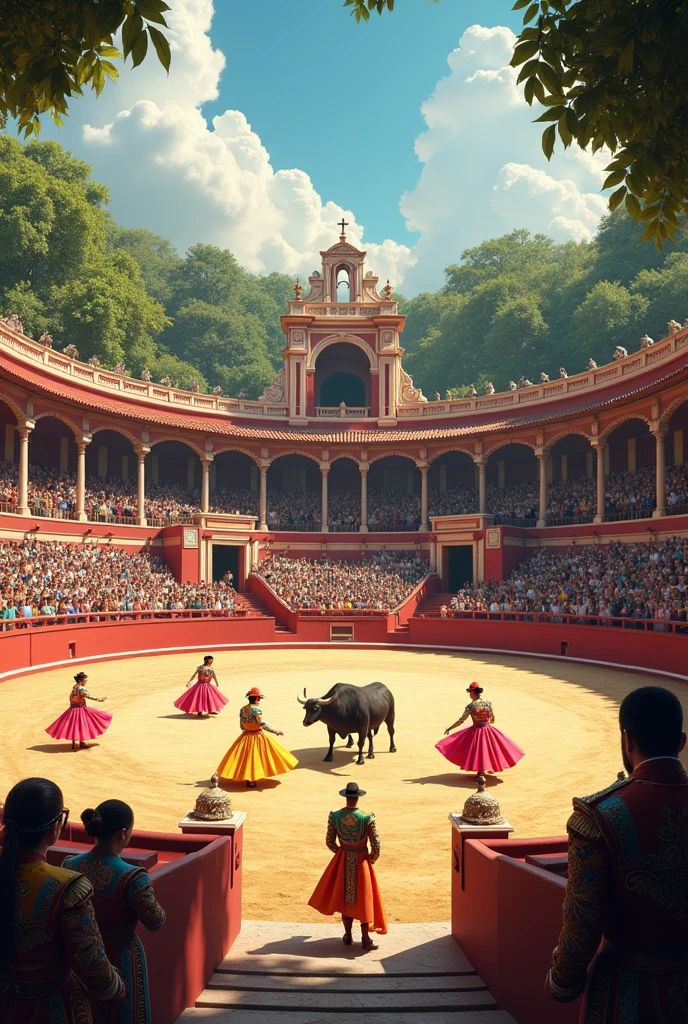 Stage for bullfights in Yucatan