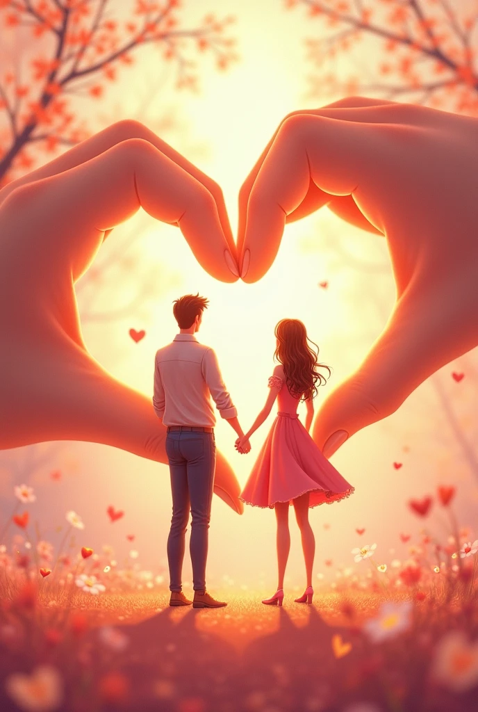 Angie and Sergio written in a heart loving each other