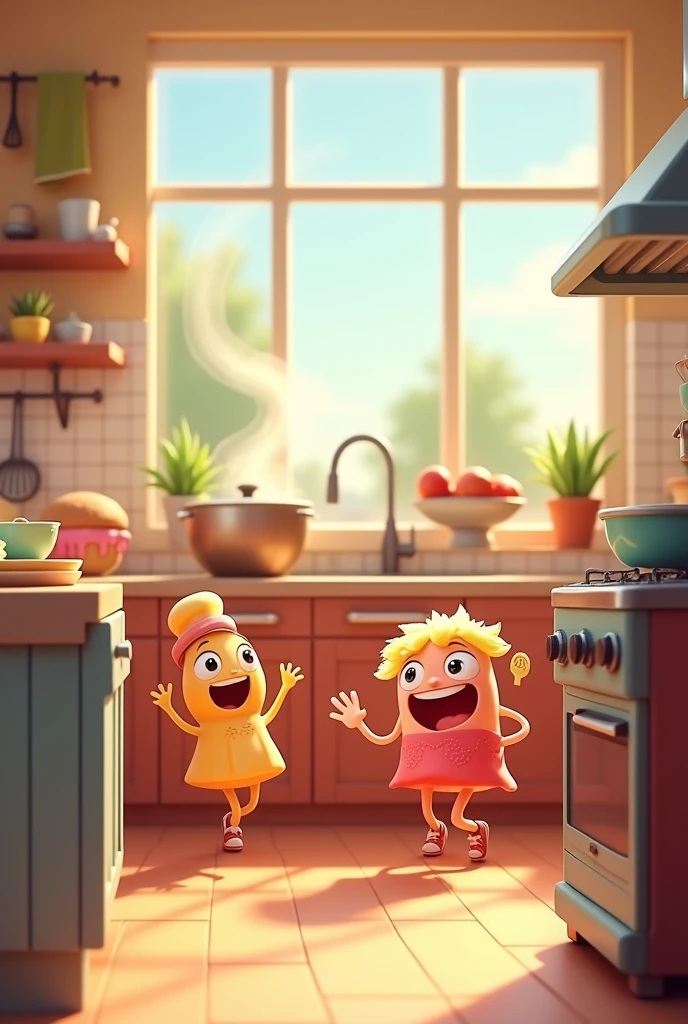 Kitchen animated background