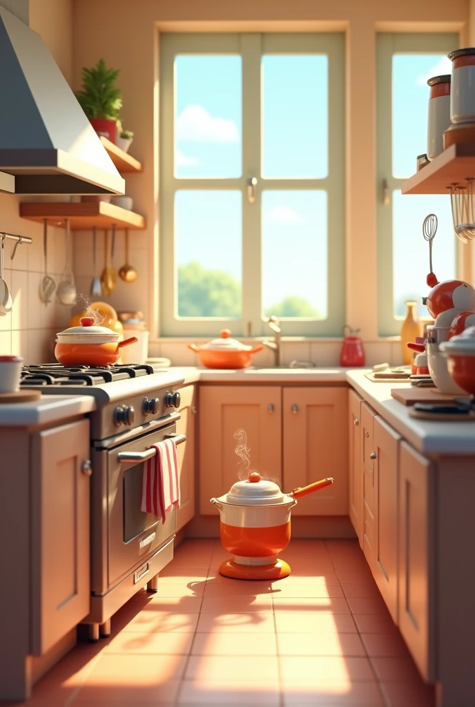 Kitchen animated background