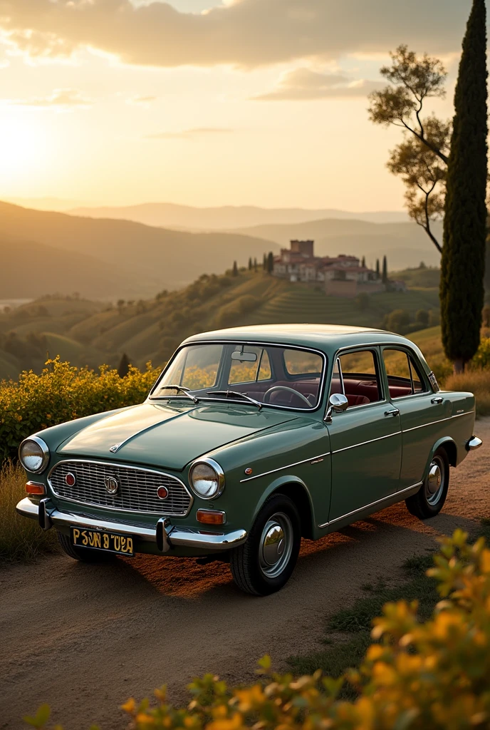 fiate siena car photo in 8k cinematic.