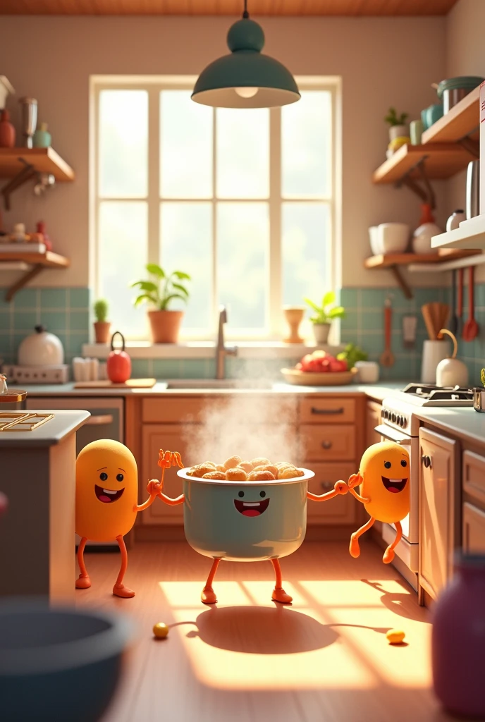 Kitchen animated background 