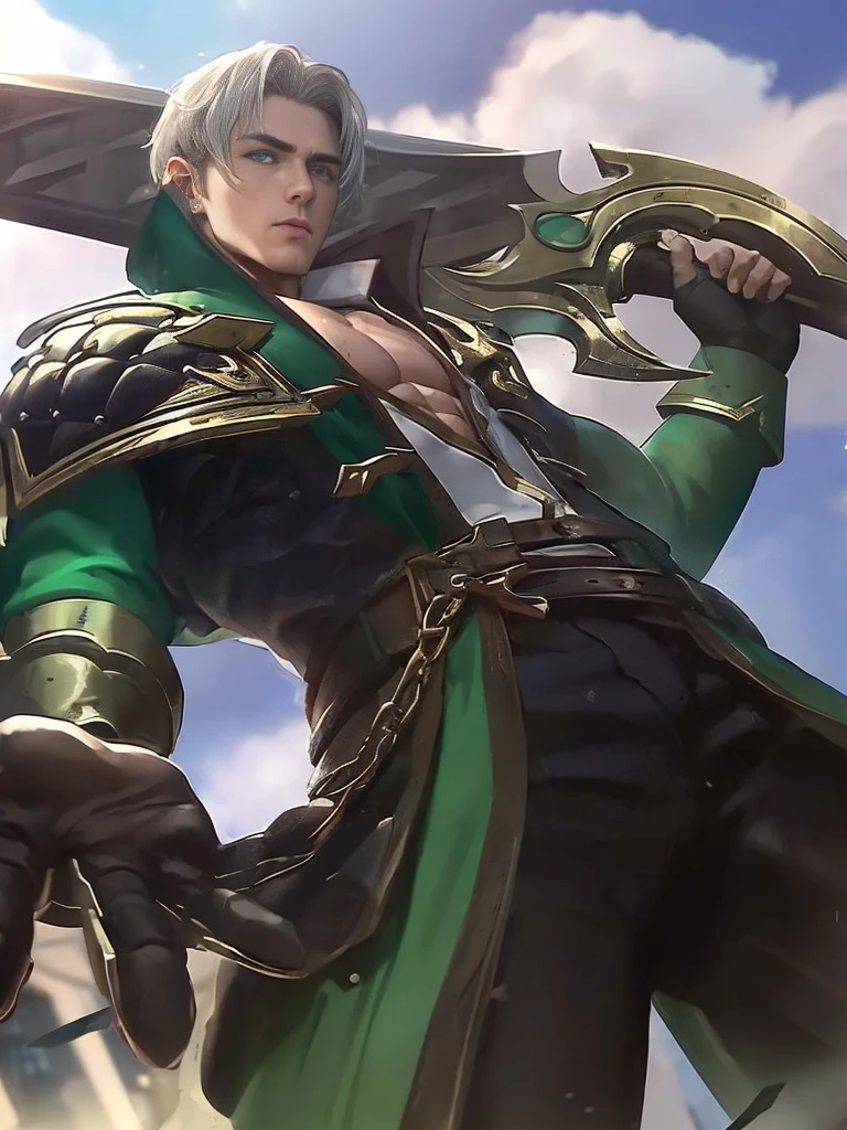 ((BEST Quality, 8k, Work: 1.3)), upper body,, Sharp focus: 1.2, man with perfect figure, highly detailed facial and skin texture, Detailed eyes, double eyelids, interior view, short hair,
