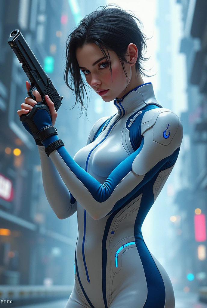 Concept Art 19K HD 2D
Clothes color white blue
Pistol