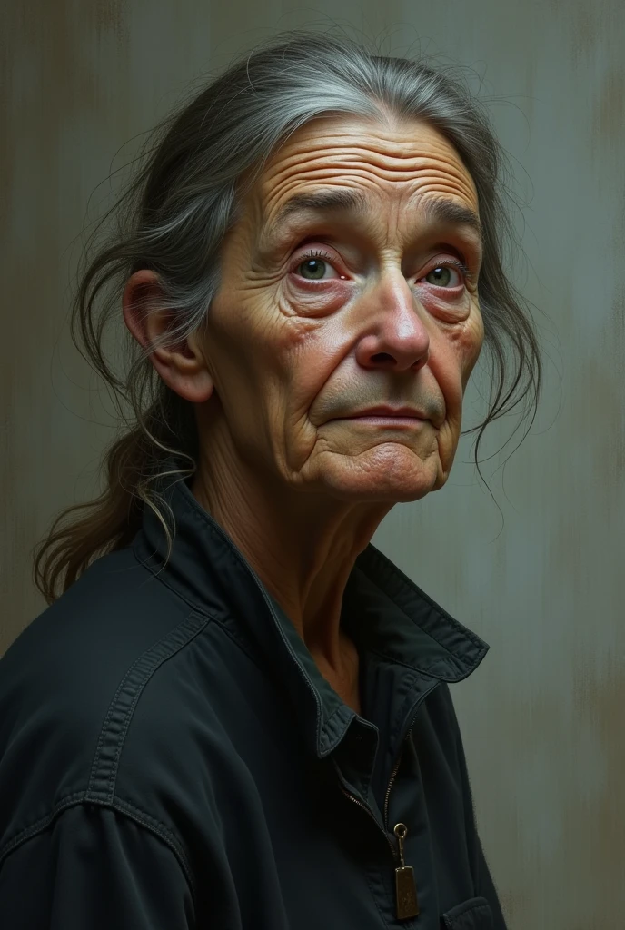 Create an image based on this The poem seeks to address reality, That is to say, he mentions that portraits are deceptive., since that&#39;s not how people usually see themselves. Criticizes the desire to show the supposed “perfection” that is sought to be projected, where it is emphasized that aging is inevitable. 
