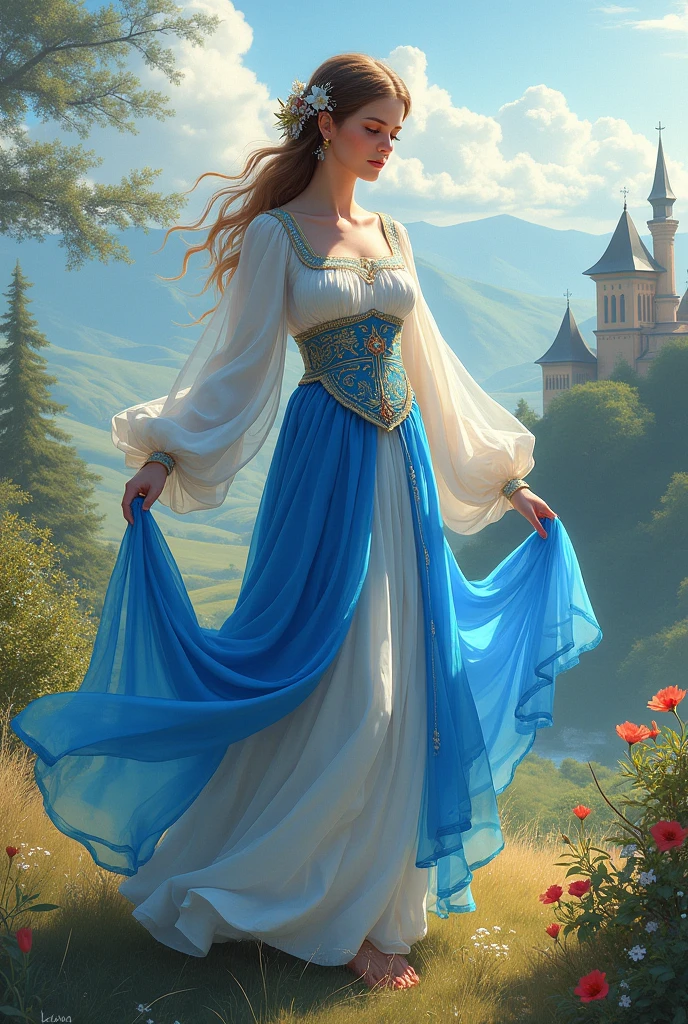 Concept Art 19K HD 2D
Clothes color white blue
Ukrainian