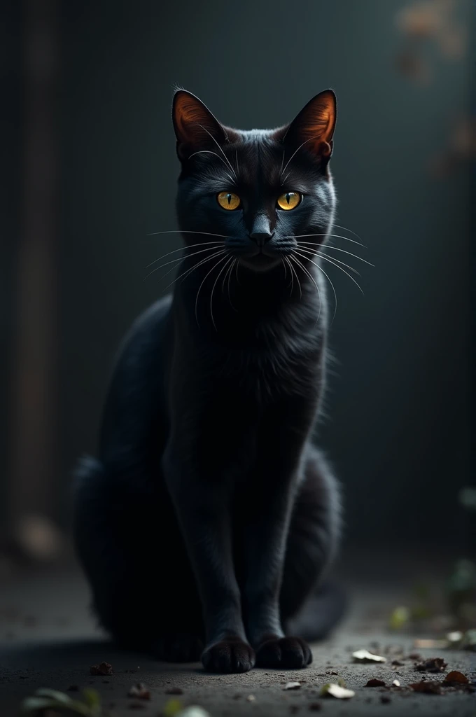 a black cat