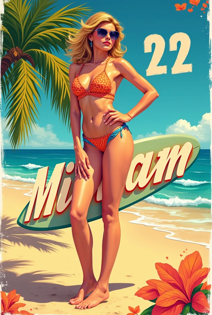 Hello, You can create a picture of a 22nd birthday invitation, with the name of Miriam, On September 27th at 7pm, Put that the costume is mandatory to the theme of the movie Teen Beach Movie, maybe even an invitation to the theme of that film, Please