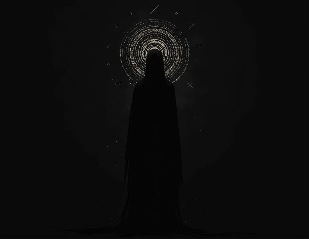 Goth wallpaper with elements of old dembow and a minimalist touch