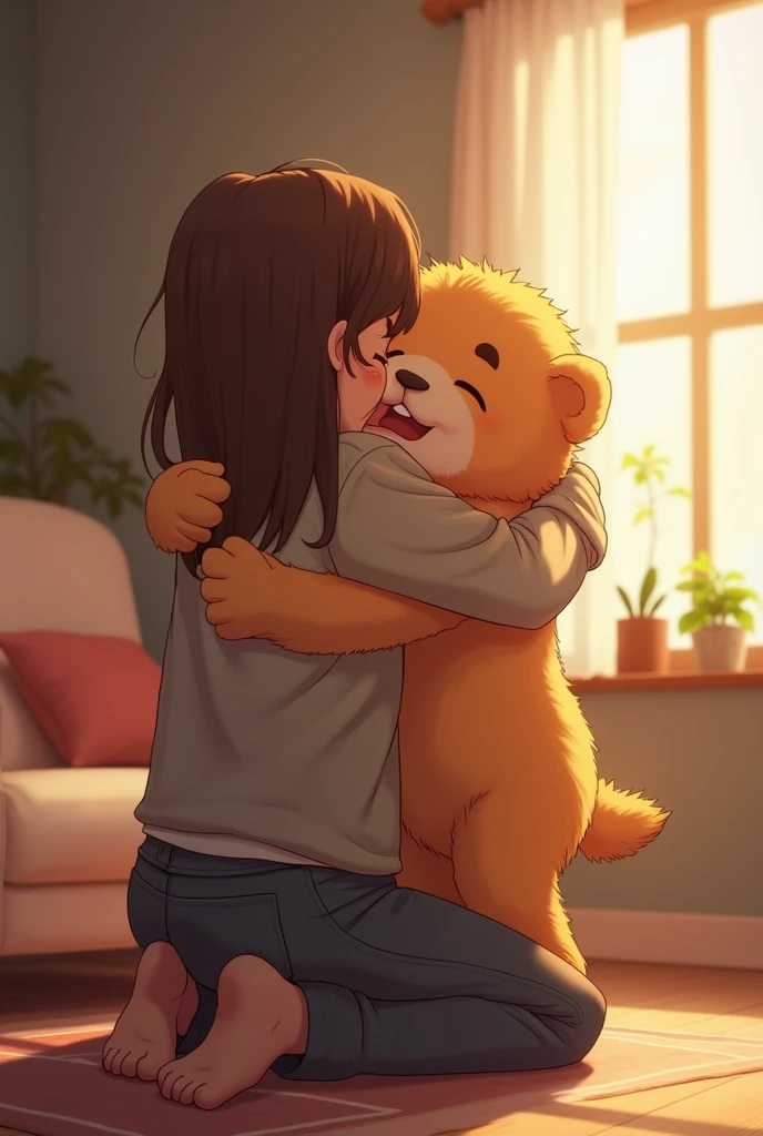 Me hugging MC Kevin