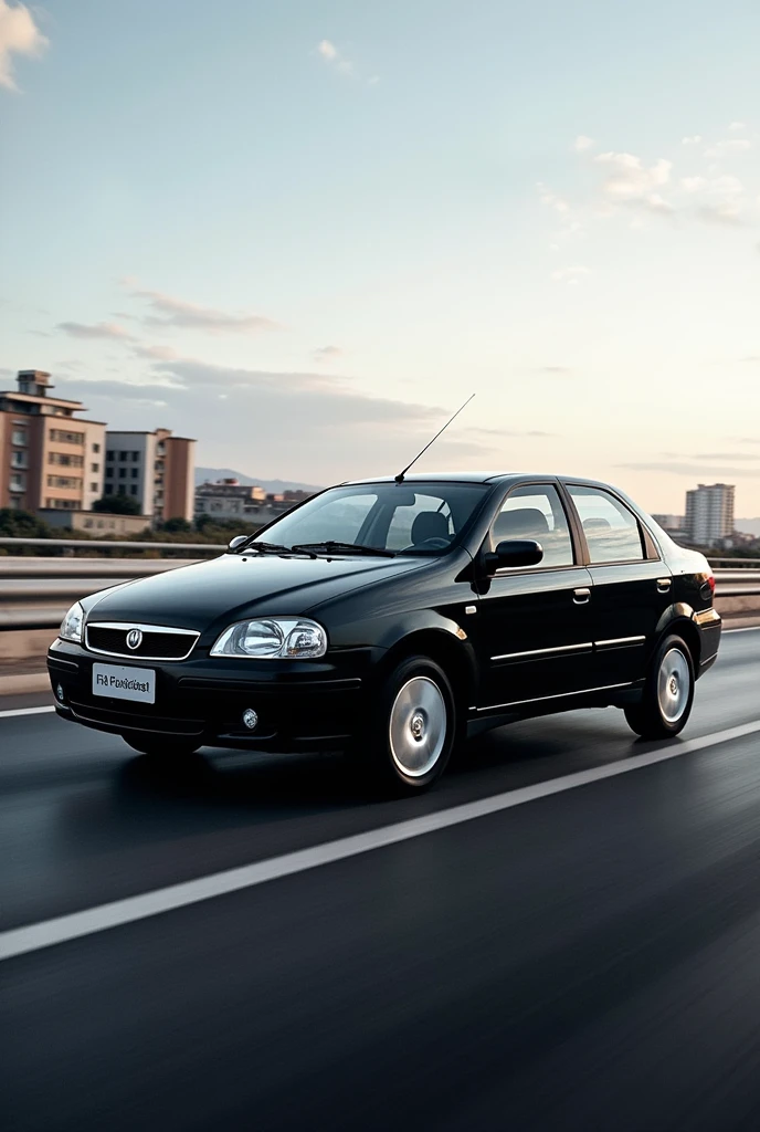 Fiat siena ELX 2005 black car Brazil