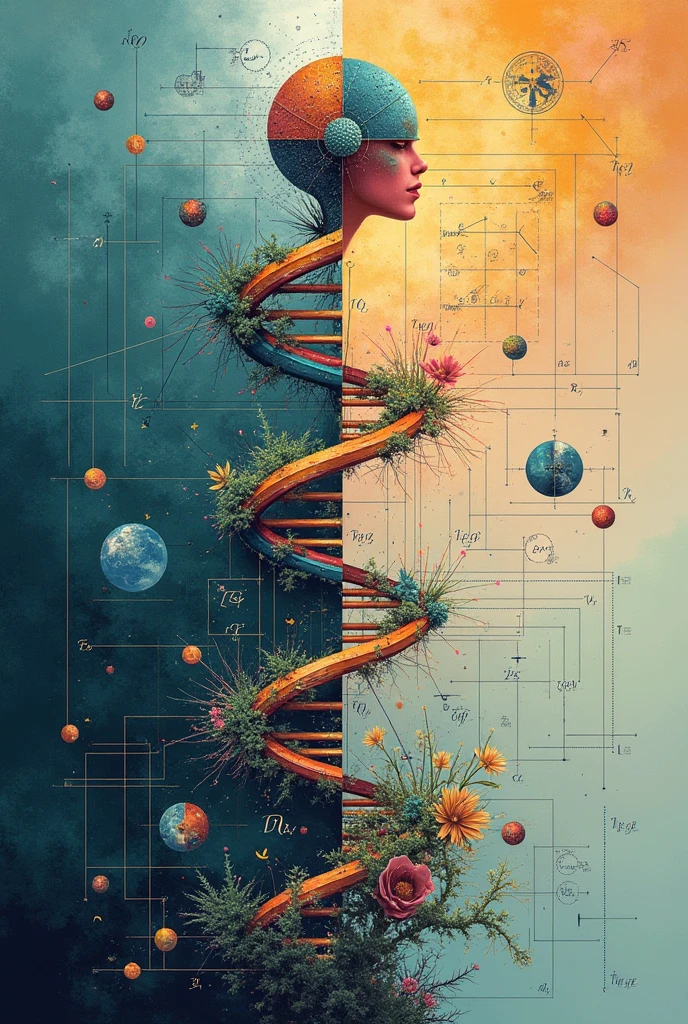 Create a math and biology cover