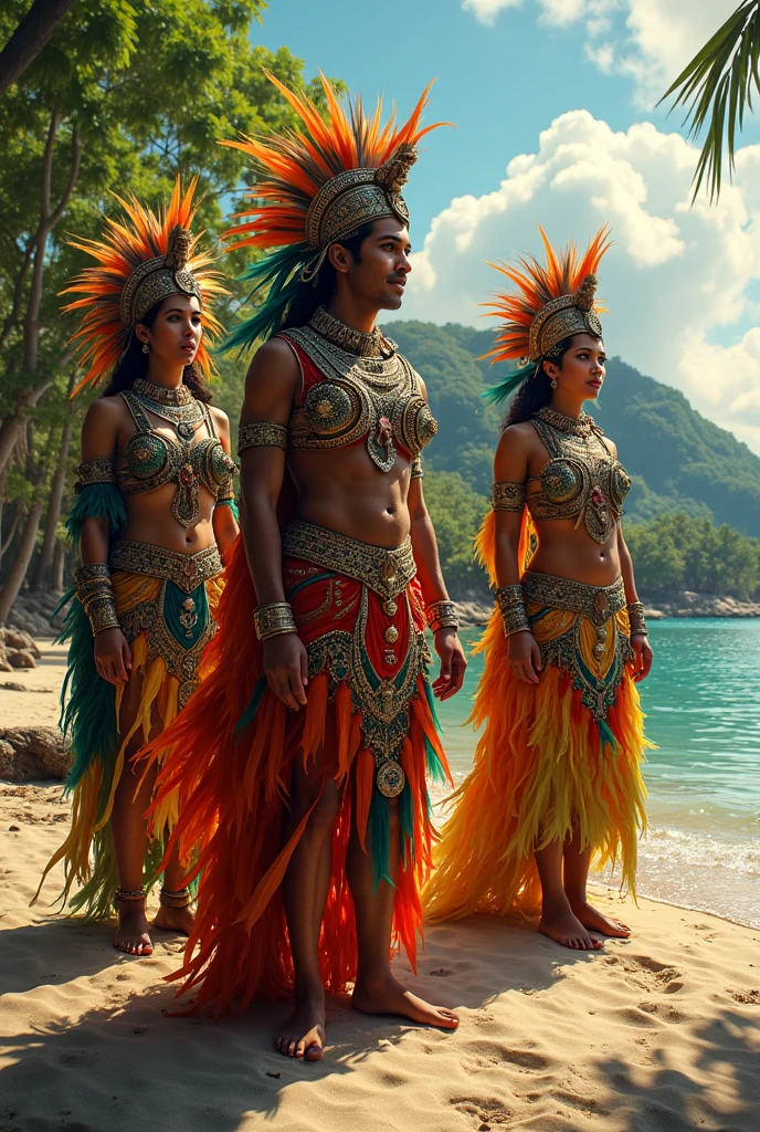 COSTUMES OF PRE-COLUMBIAN REALIST CARIBBEAN CULTURE