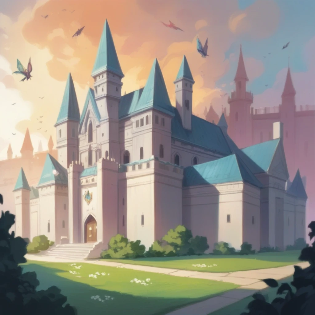 Grand Academy of Magic, It looks like a huge castle!! 