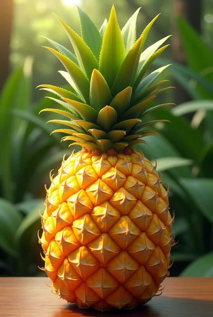 (masterpiece), (best quality),Half top view,Pineapple