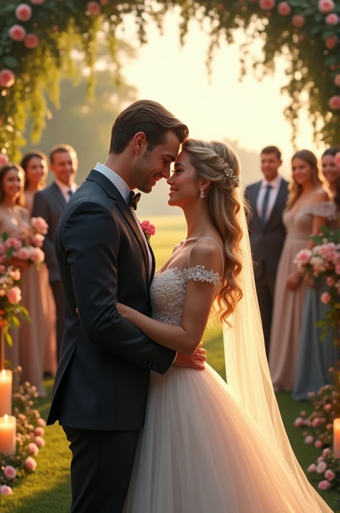 A marriage of a man and a woman 