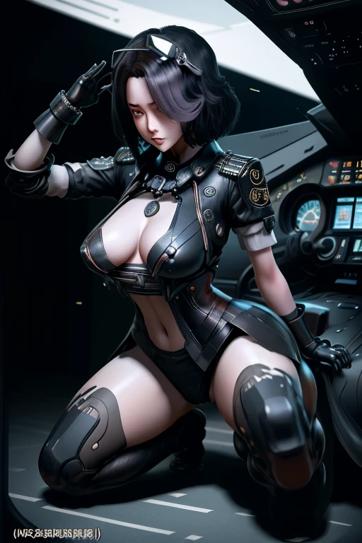 1 girl, Dopamine Color Matching, Double Diamond, white theme, Luxurious fabrics, dither, far-reaching, She is fused with futuristic Gundam mecha, Gundam style, with headgear, with v-fin , visible cleavage, visible stomach, visible waist,, visible thighs, armored shoulders,armored under arms, armored under legs, 2 thruster modules attached on back, holding weapon, holding huge weapon, holding Very large shield, (full body pose:1.5),(bob cut:1.3), black hair, thick eyebrows, light colored iris, big, shining black eyes, long eyelashes, small, pale natural lips, (Average face of Japanese idols), wide forehead:1.2, plump cheeks, small chin, visible side boob, 1
arafed woman sitting in a cockpit of a plane looking at the camera, pilot girl, cute pilot girl, in cockpit, taken in 2 0 2 0, gemma chen, 🕹️ 😎 🚬, with people inside piloting it, luminous cockpit, wenfei ye, 🕹️ 😎 🔫 🤖 🚬
2
arafed woman sitting in a cockpit of a plane looking at the camera, a picture inspired by Cheng Jiasui, unsplash, happening, pilot girl, cute pilot girl, in cockpit, taken in 2 0 2 0, gemma chen, 🕹️ 😎 🚬, with people inside piloting it, luminous cockpit, wenfei ye1
a close up of a person with a large breast on a cell phone, kantai collection style, top rated on pixiv, popular on pixiv, at pixiv, trending at cgstation, trending on cgstation, trending on pixiv, anime! 4 k, anime! 4k, from girls frontline, 4k anime, 4 k anime, nightcore
2
a close up of a person with a large breast on a cell phone, cyberpunk art by Shitao, trending on pixiv, process art, kantai collection style, top rated on pixiv, popular on pixiv, at pixiv, trending at cgstation, trending on cgstation, anime! 4k, anime! 4 k, from girls frontline